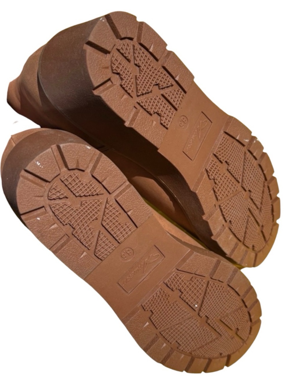 Brown Chelsea Platform Boots - Picture 4 of 5